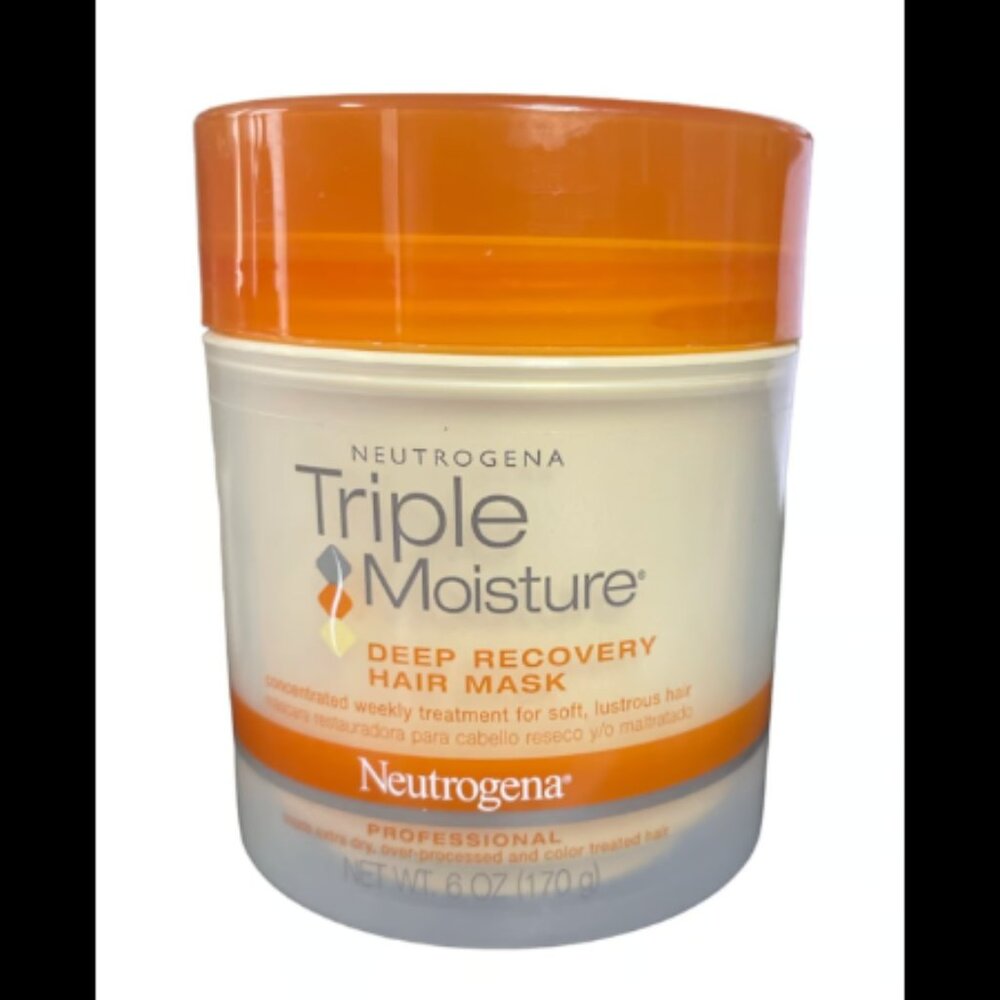 Neutrogena TRIPLE MOISTURE DEEP RECOVERY hair mask 6 oz **NEW** One Jar